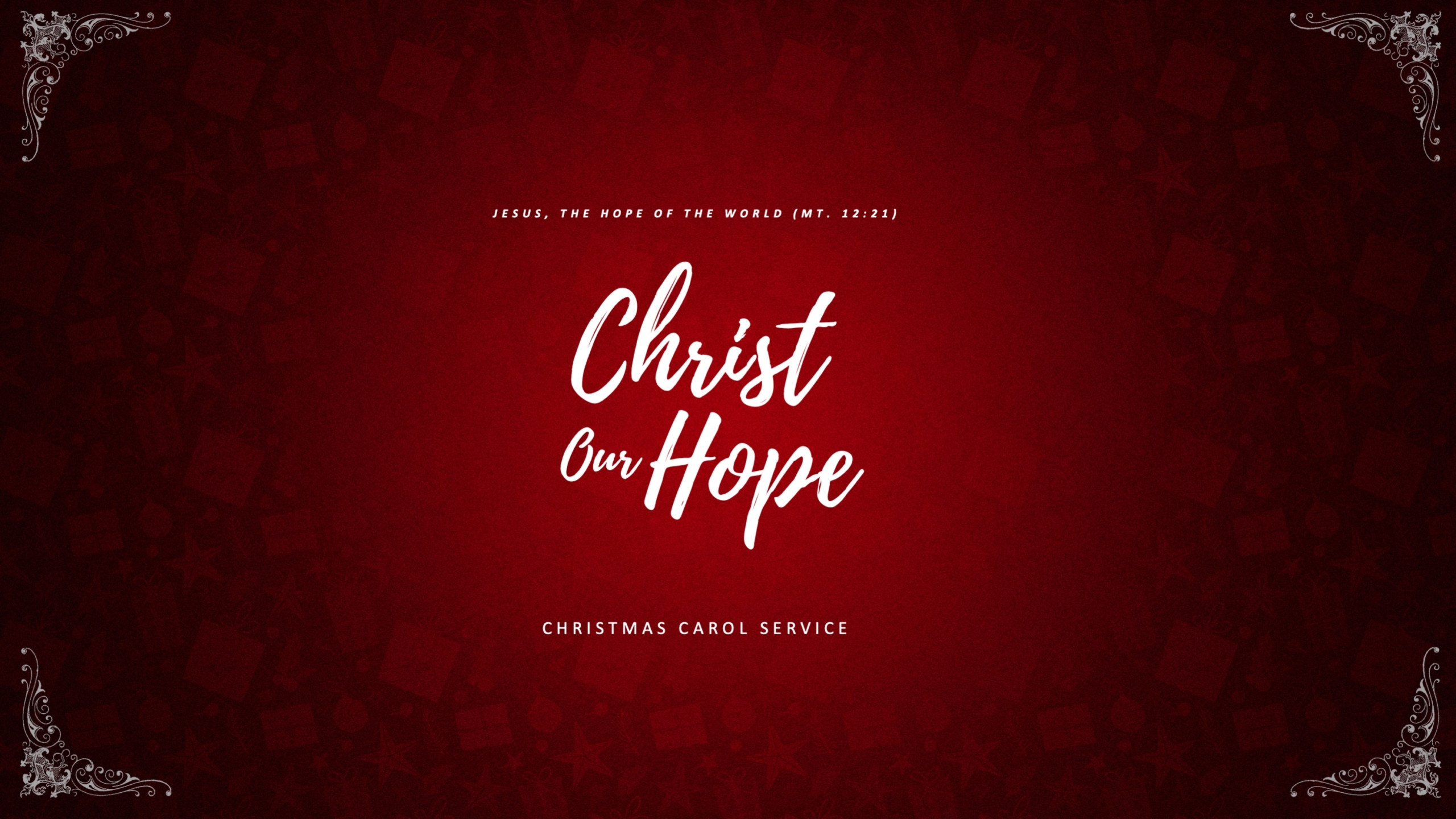 Christmas Carol Service (21 Dec 2019)